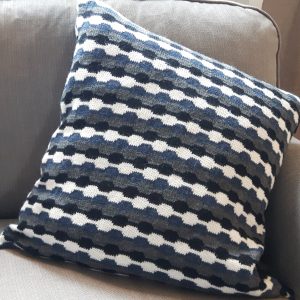 Kuddöverdrag Svart/Blå